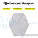 Alpha Acoustic Foam 12pcs 35x30x0.9cm Soundproof Absorption Panel Adhesive Grey – view 4