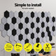 Alpha Acoustic Foam 12pcs 35x30x0.9cm Soundproof Absorption Panel Adhesive Grey – view 6