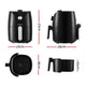 Devanti Air Fryer 2.5L Knob Fryers – view 2