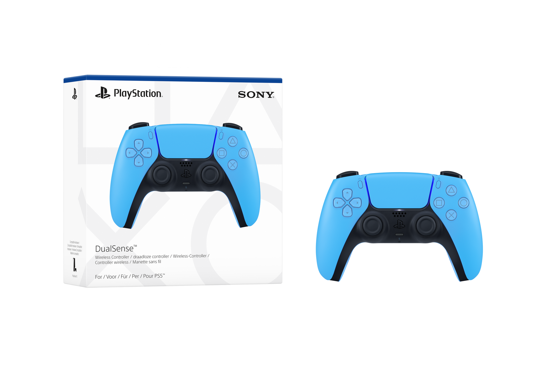 PS5™ PlayStation® 5 DualSense™ Wireless Controller (Starlight Blue)