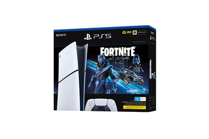 PS5 PlayStation 5 Slim Console Digital Edition - Fortnite Cobalt Star Bundle