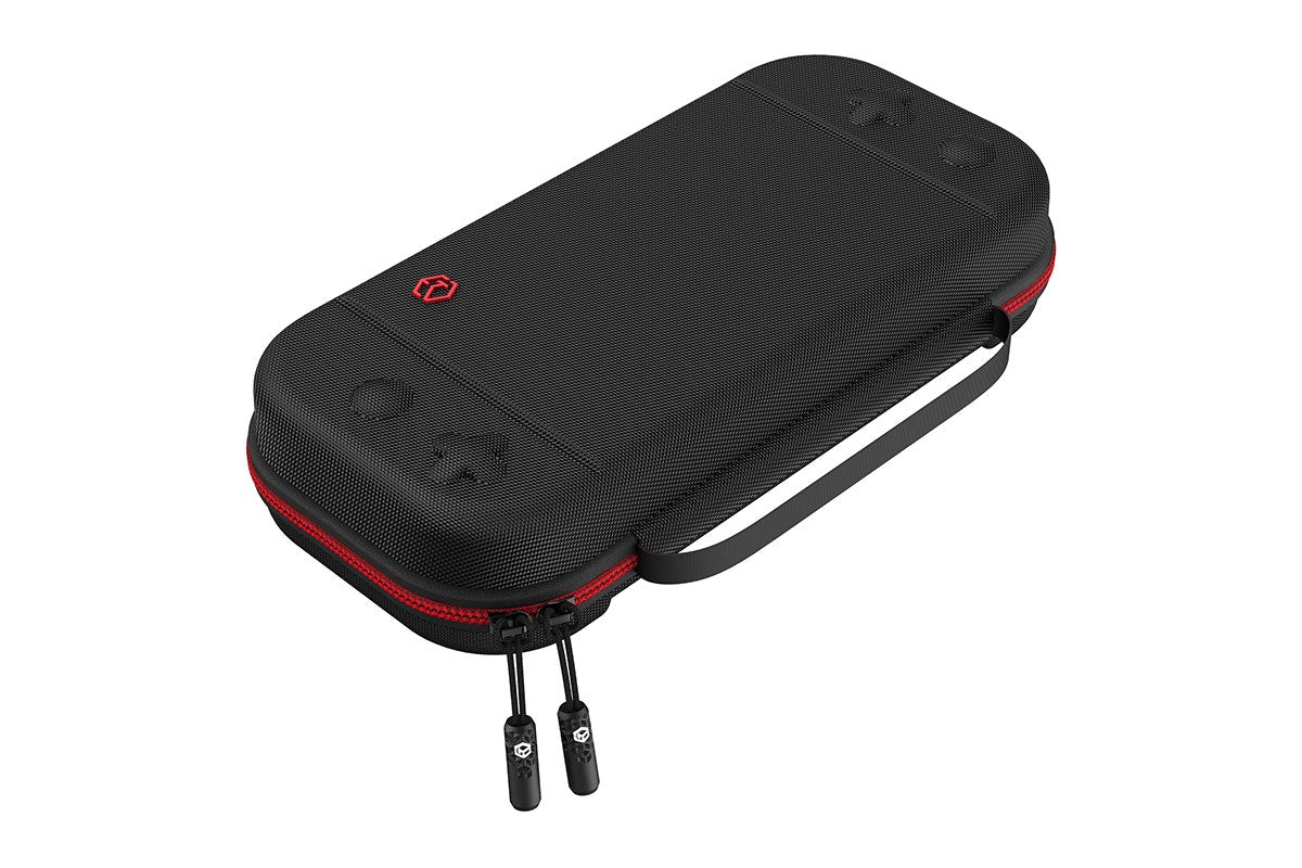 Powerwave Premium Carry Case for Nintendo Switch 2 (Black/Crimson)