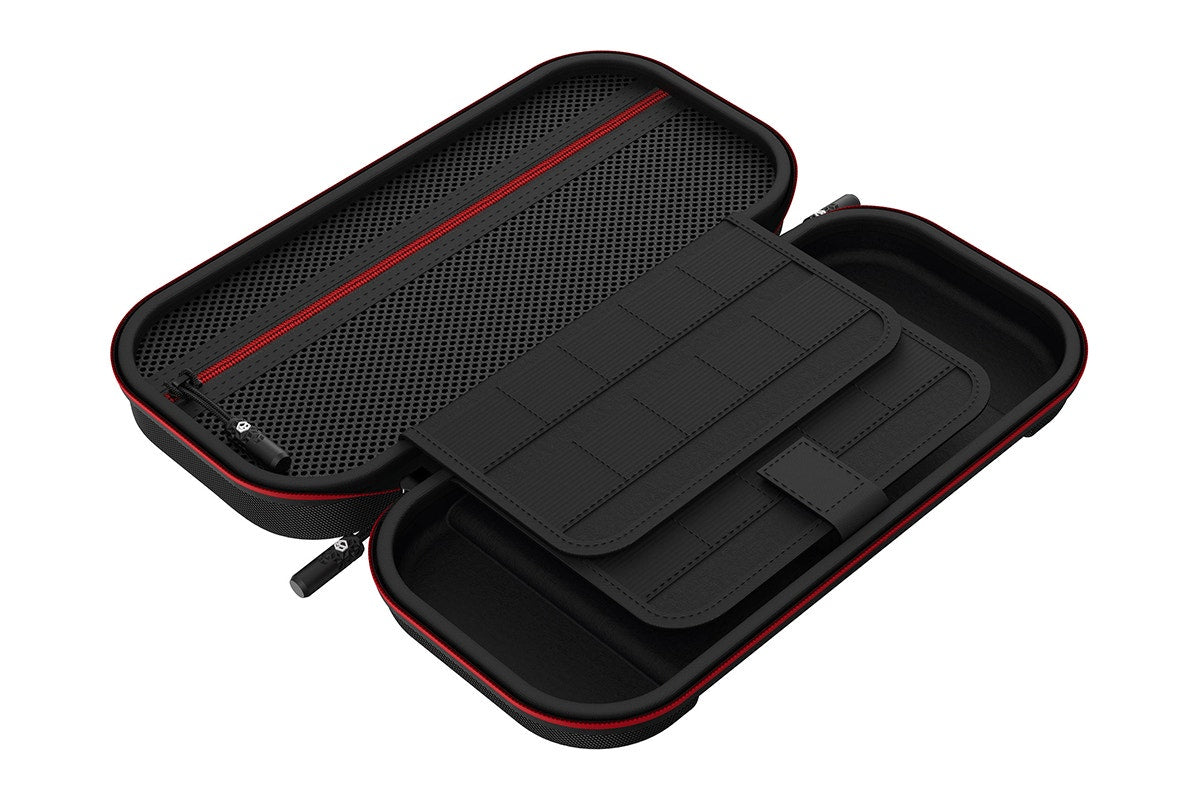 Powerwave Premium Carry Case for Nintendo Switch 2 (Black/Crimson)