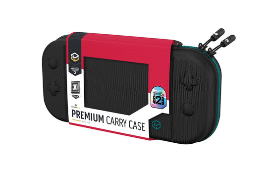 Powerwave Premium Carry Case for Nintendo Switch 2 (Black/Jade)