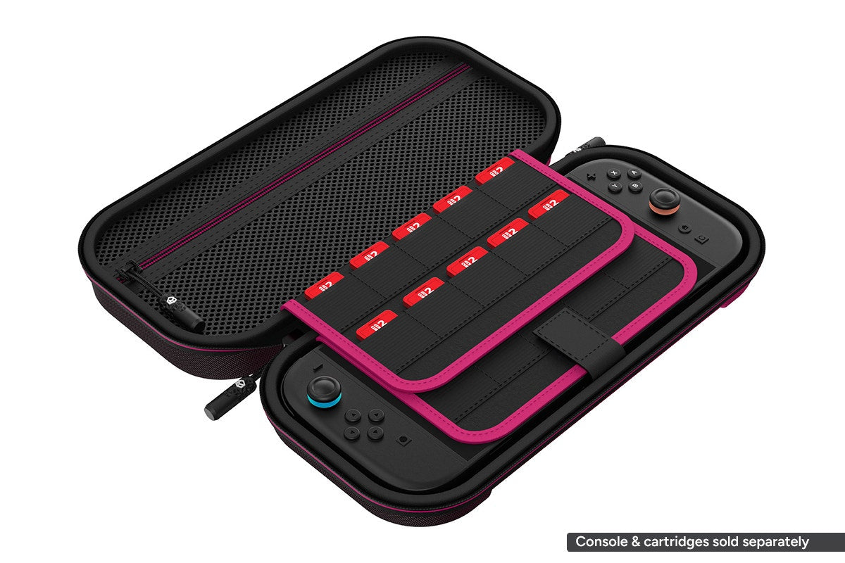 Powerwave Premium Carry Case for Nintendo Switch 2 (Midnight Ruby)