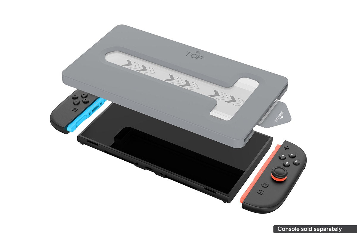 Powerwave Tempered Glass Screen Protector with Alignment Tray for Nintendo Switch 2