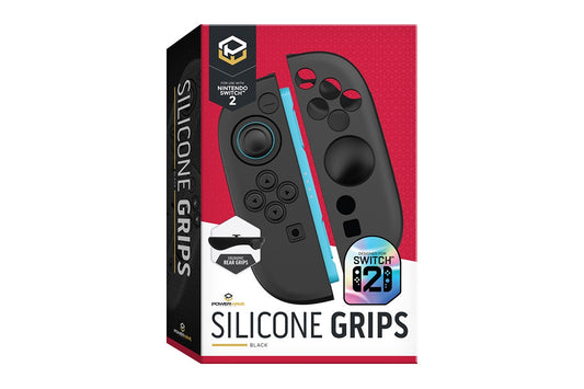 Powerwave Silicone Grips for Nintendo Switch 2 (Black)