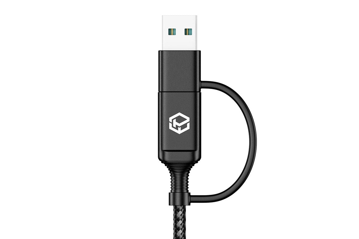 Powerwave 2-in-1 USB-C Charging Cable with USB-A Adapter for Nintendo Switch 2 (2m)