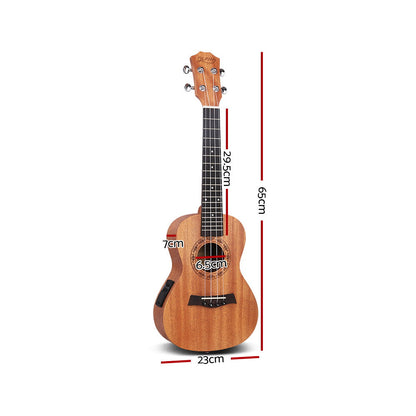ALPHA 26 Inch Tenor Ukulele Electric Mahogany Ukeleles Uke Hawaii Guitar with EQ | Auzzi Store