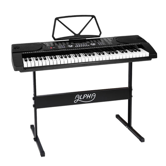 ALPHA 61 Keys LED Electronic Piano Keyboard | Auzzi Store