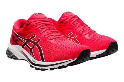 ASICS Men's GT-1000 10 Running Shoes  - Electric Red/Black; Size 9.5 US)