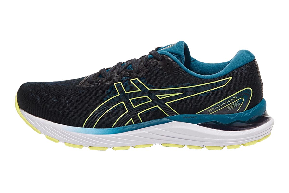 ASICS Men's Gel-Cumulus 23 Running Shoe (Black/Glow Yellow, Size 13 US)