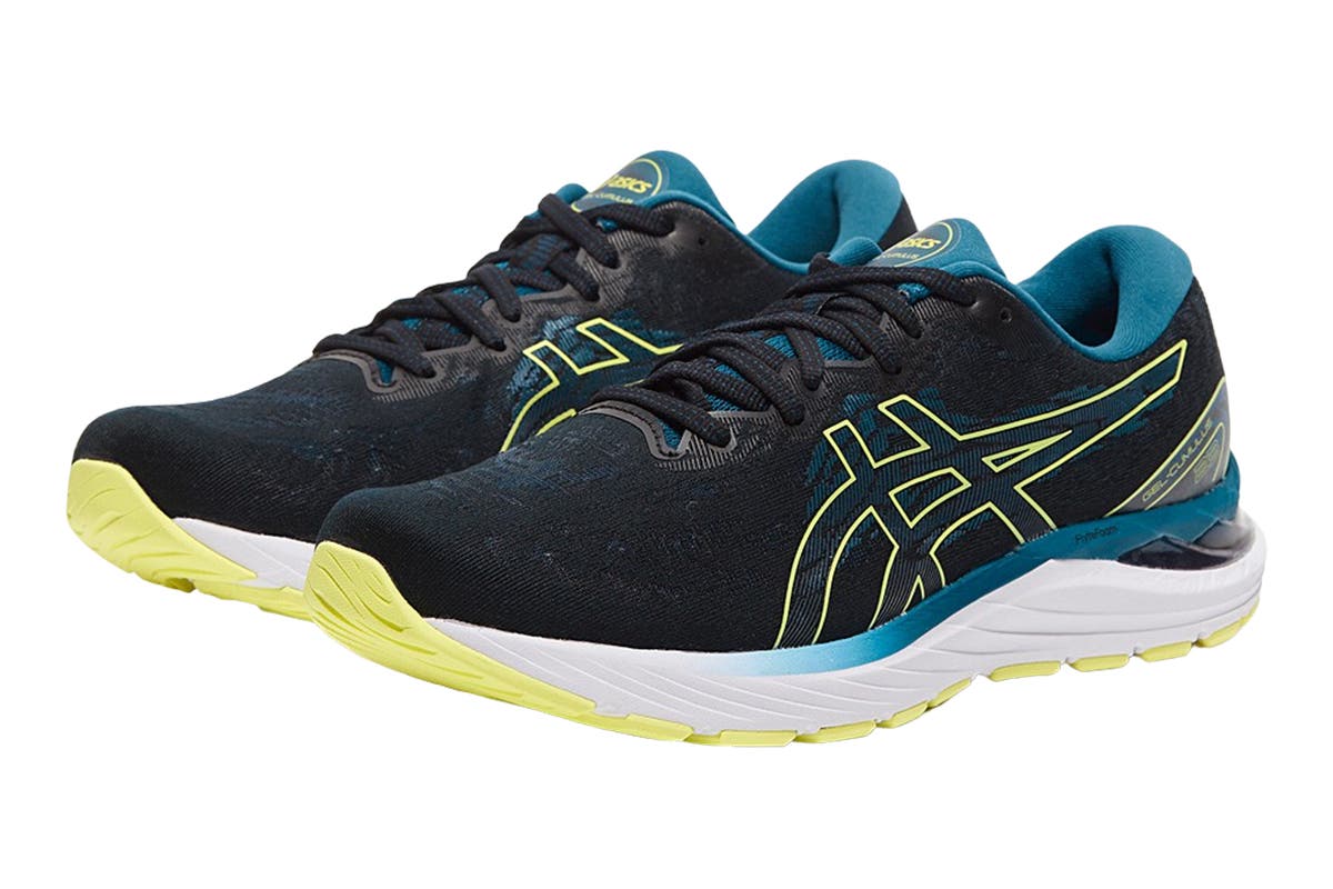 ASICS Men's Gel-Cumulus 23 Running Shoe (Black/Glow Yellow, Size 13 US)