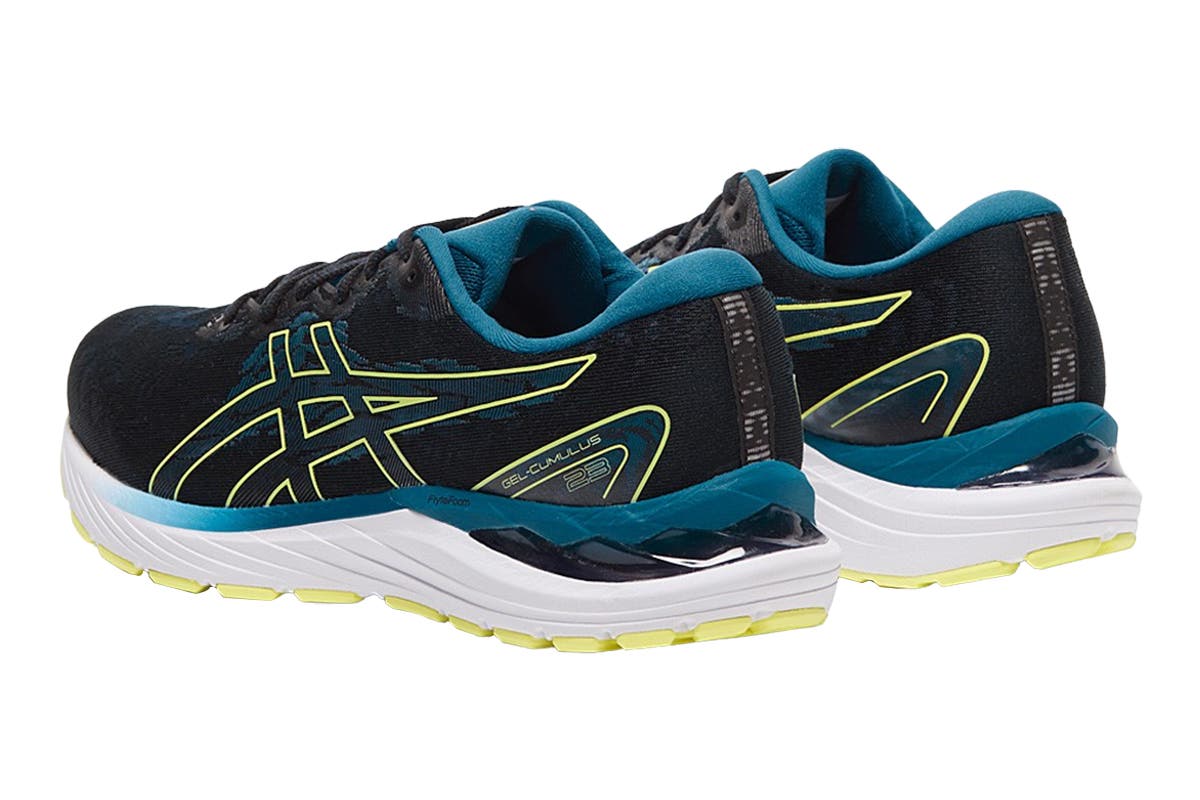 ASICS Men's Gel-Cumulus 23 Running Shoe (Black/Glow Yellow, Size 13 US)