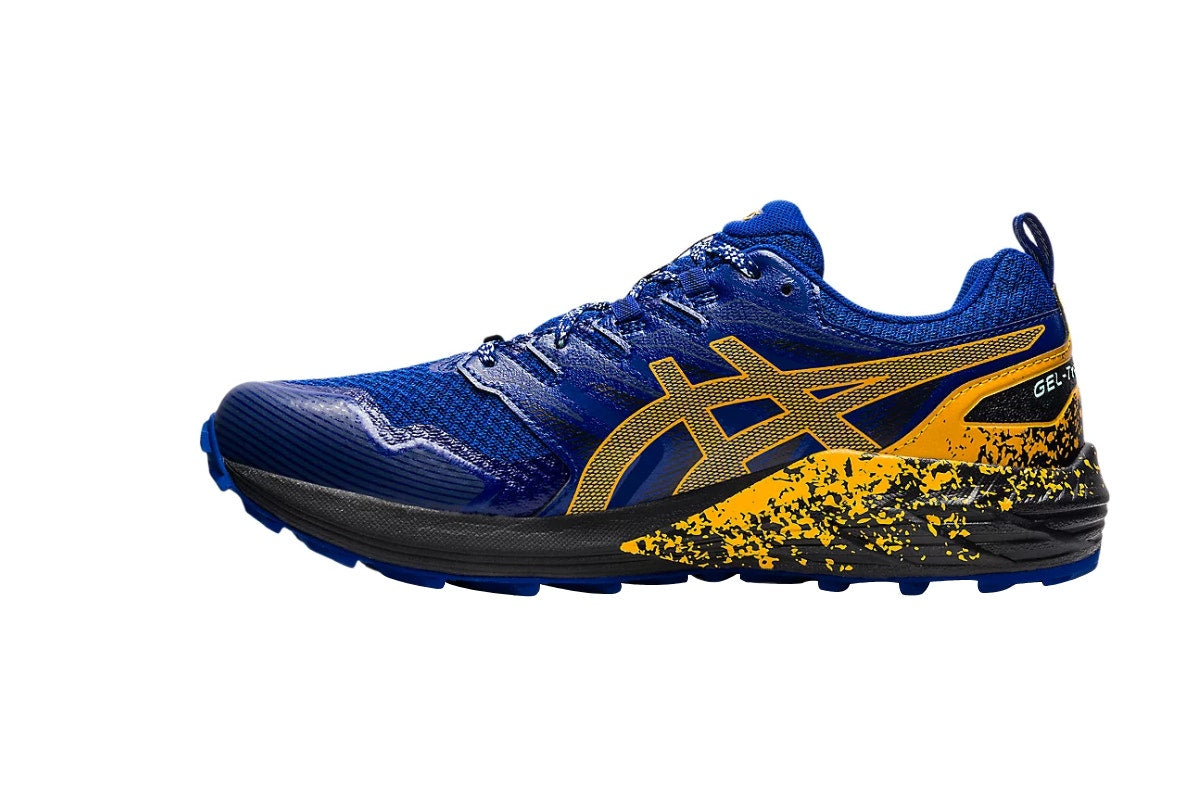 ASICS Men's Gel-Trabuco Terra Running Shoes  - Monaco Blue/Sunflower; Size 9.5 US)