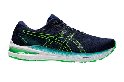 ASICS Men's GT-2000 10 Running Shoes  - Deep Ocean/New Leaf, Size 9.5 US 