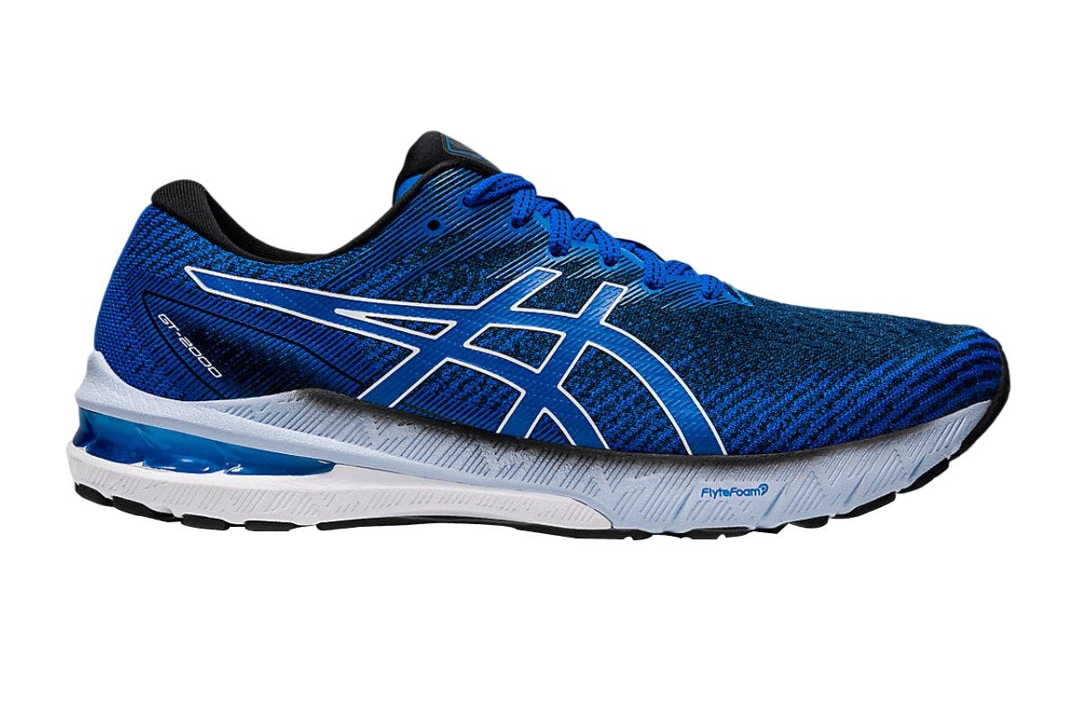 ASICS Men's GT-2000 10 Running Shoes  - Electric Blue/White, Size 9.5 US 