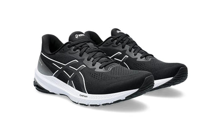 ASICS Men's GT-1000 12 Running Shoes (Black/White, Size 12 US)