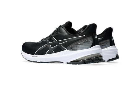 ASICS Men's GT-1000 12 Running Shoes (Black/White, Size 12 US)