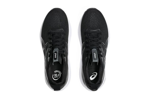ASICS Men's Gel-Kayano 32 Running Shoes (Black/White, Size 9.5 US) - Auzzistore