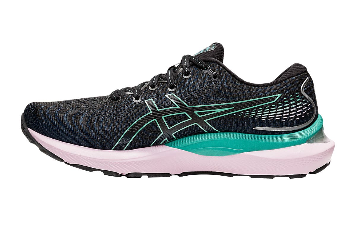 Asics Women'S Gel-Cumulus 24 Running Shoes (Black/Sage)