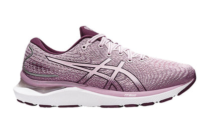 ASICS Women's Gel-Cumulus 24 Running Shoes (Barely Rose/Deep Plum, Size 9 US)