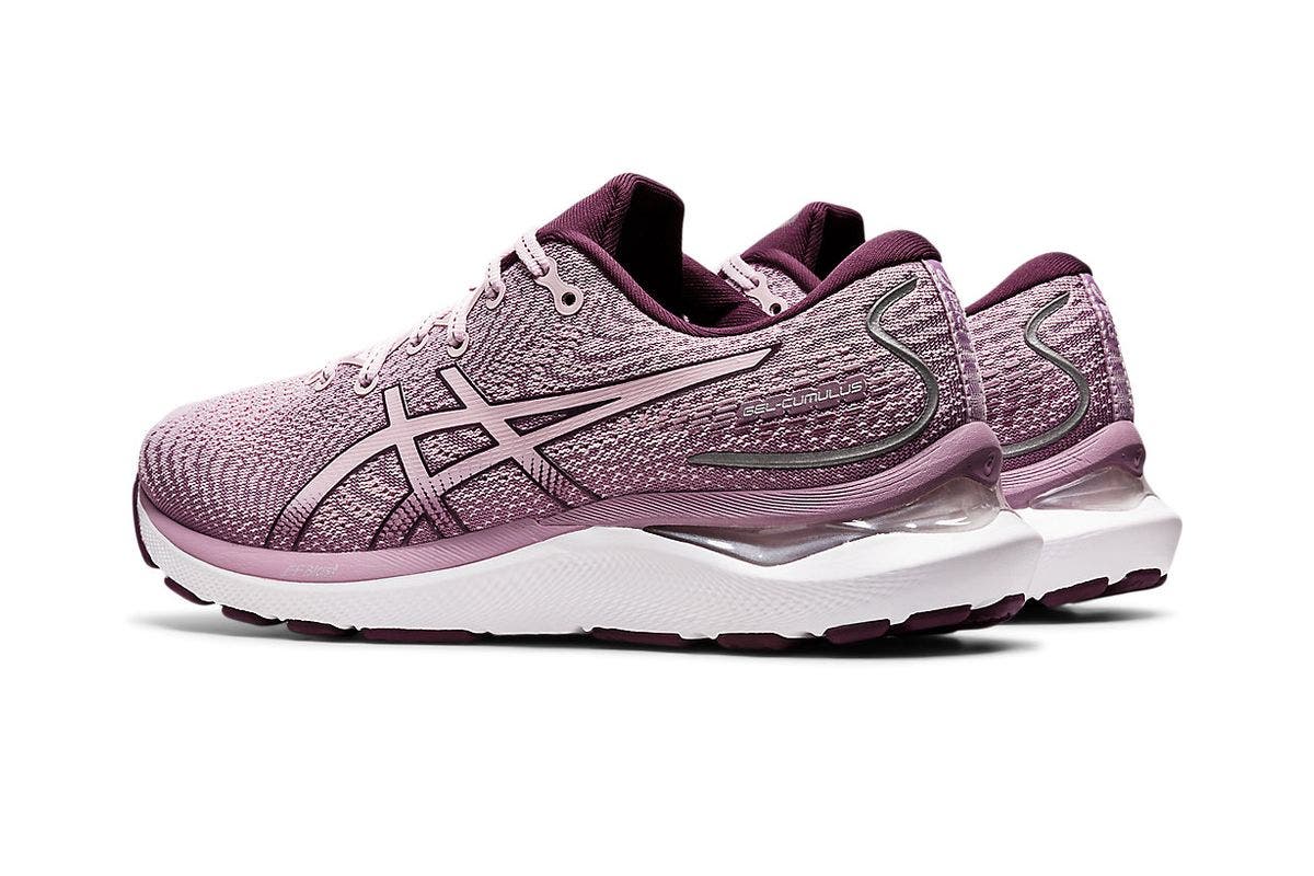 ASICS Women's Gel-Cumulus 24 Running Shoes (Barely Rose/Deep Plum, Size 9 US)