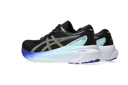 ASICS Women's Gel-Kayano 30 Running Shoes (Black/Glow Yellow, Size 10 US)