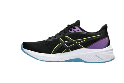 ASICS Women's GT-1000 12 Running Shoes (Black/Glow Yellow, Size 10 US)