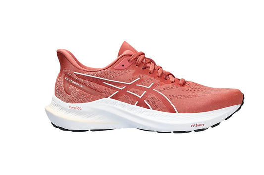 ASICS Women's GT-2000 12 Running Shoes (Light Garnet/Brisket Red, Size 10 US)