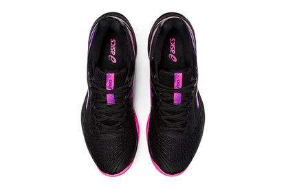 ASICS Women's Netburner Ballistic FF 3 Running Shoes (Black/Pink Glo)