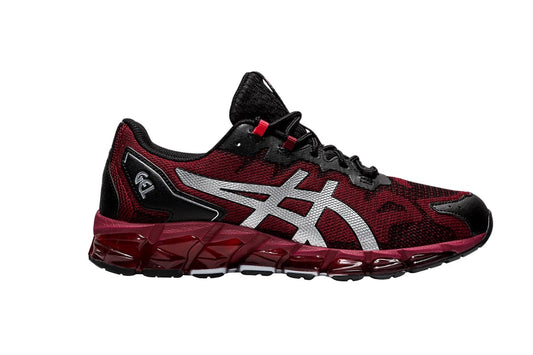 ASICS Men's Gel-Quantum 360 6 Running Shoes  - Beet Juice/Pure Silver; Size 9.5 US)