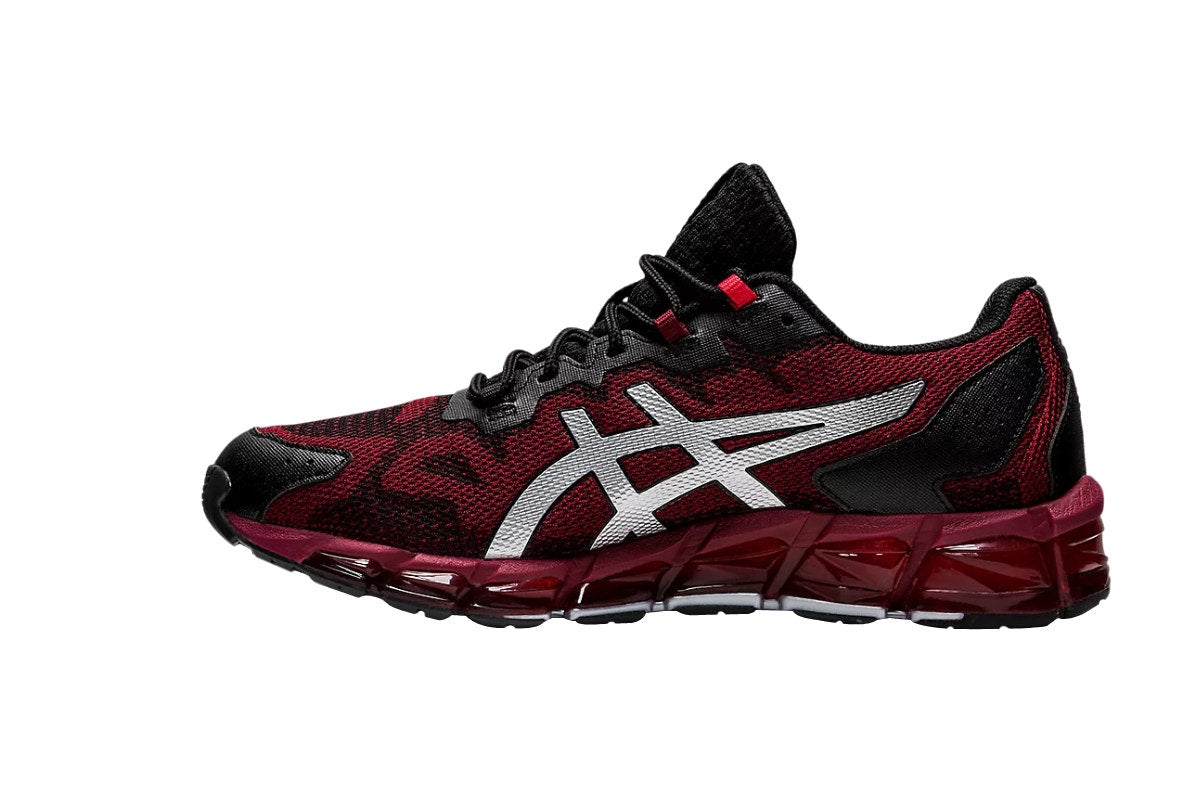 ASICS Men's Gel-Quantum 360 6 Running Shoes  - Beet Juice/Pure Silver; Size 9.5 US)