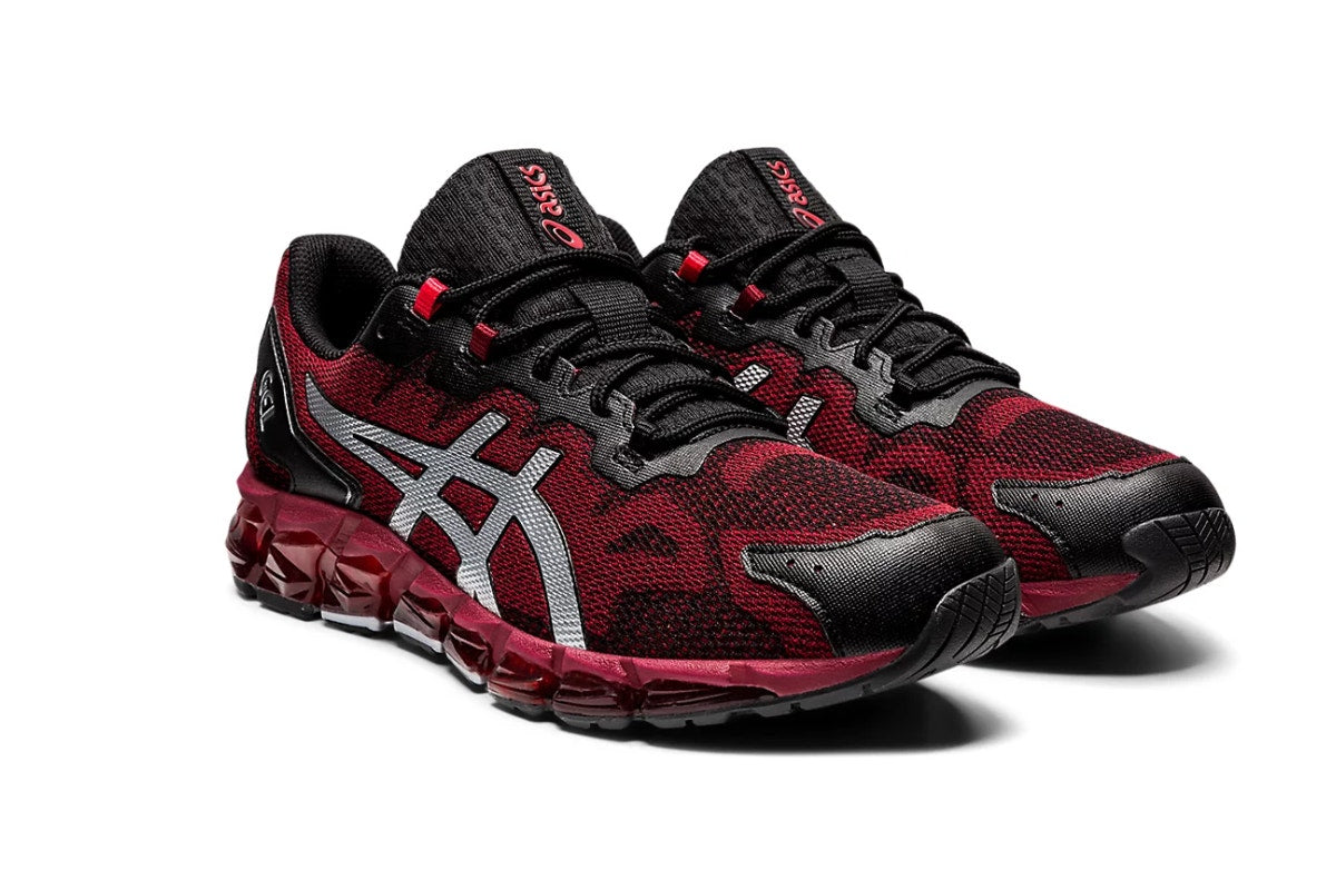 ASICS Men's Gel-Quantum 360 6 Running Shoes  - Beet Juice/Pure Silver; Size 9.5 US)