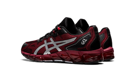 ASICS Men's Gel-Quantum 360 6 Running Shoes  - Beet Juice/Pure Silver; Size 9.5 US)