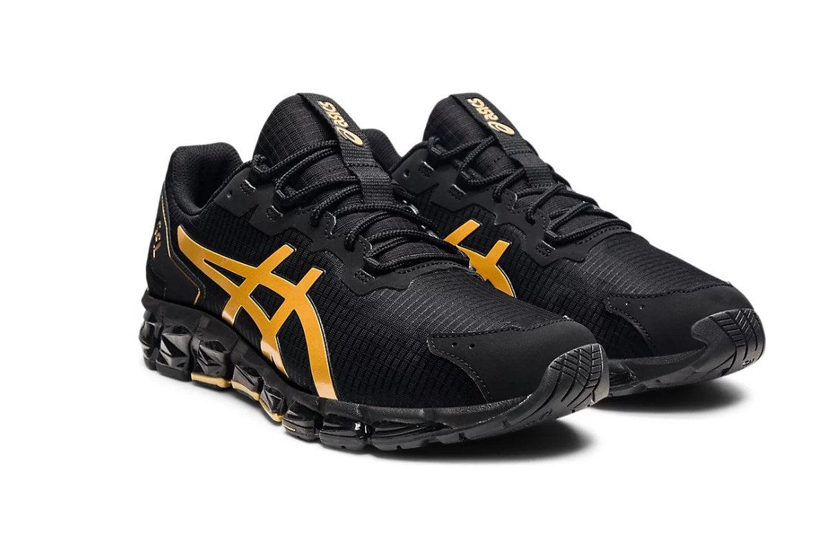 ASICS Men's Gel-Quantum 360 6 Running Shoes  - Black/Pure Gold; Size 9 US)