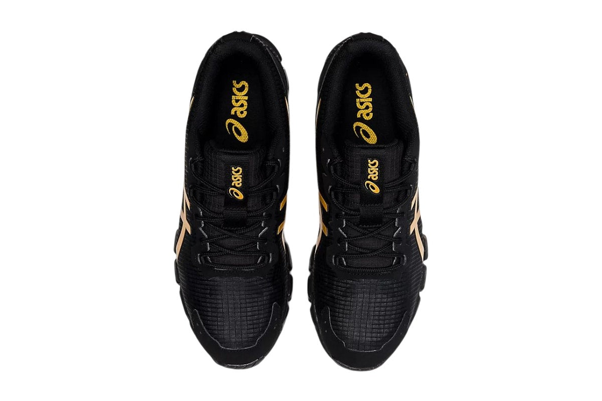 ASICS Men's Gel-Quantum 360 6 Running Shoes  - Black/Pure Gold; Size 9H US)