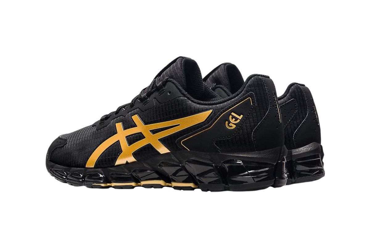 ASICS Men's Gel-Quantum 360 6 Running Shoes  - Black/Pure Gold; Size 9H US)