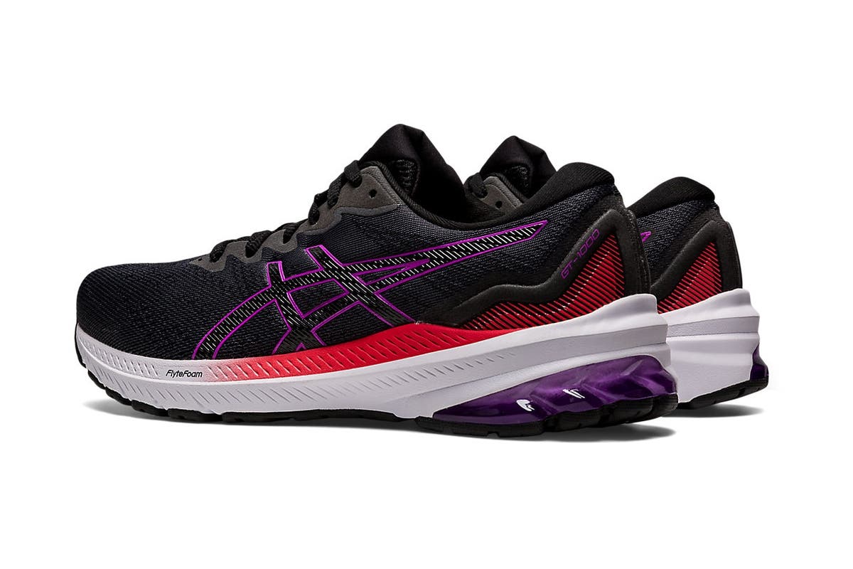 ASICS Women's GT-1000 11 Running Shoes (Black/Orchid) | Auzzi Store