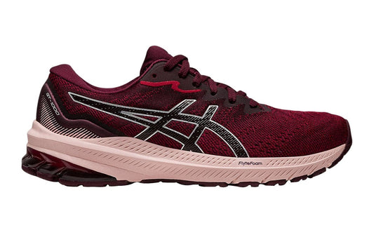 ASICS Women's GT-1000 11 Running Shoes (Cranberry/Pure Silver) | Auzzi Store