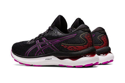 ASICS Women's Gel-Nimbus 24 Running Shoes (Black/Orchid) | Auzzi Store