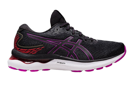 ASICS Women's Gel-Nimbus 24 Running Shoes (Black/Orchid) | Auzzi Store