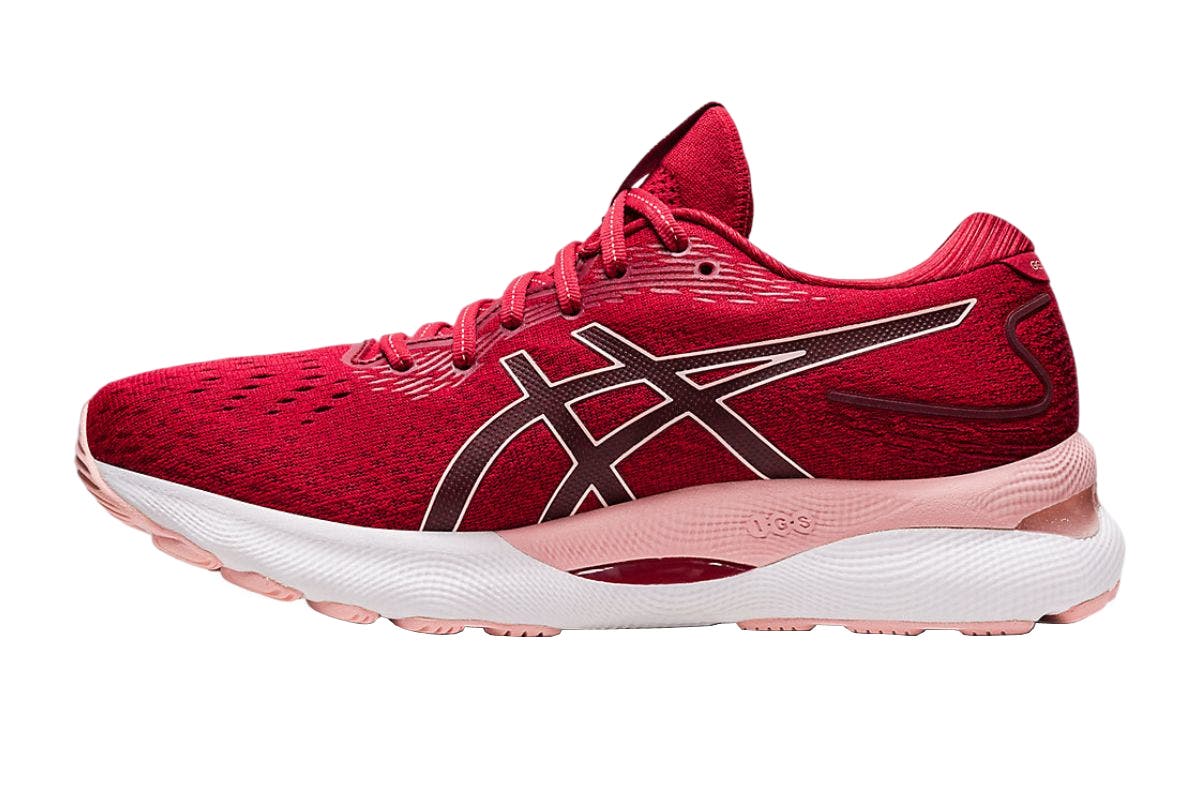 ASICS Women's Gel-Nimbus 24 Running Shoes (Cranberry/Frosted Rose) | Auzzi Store