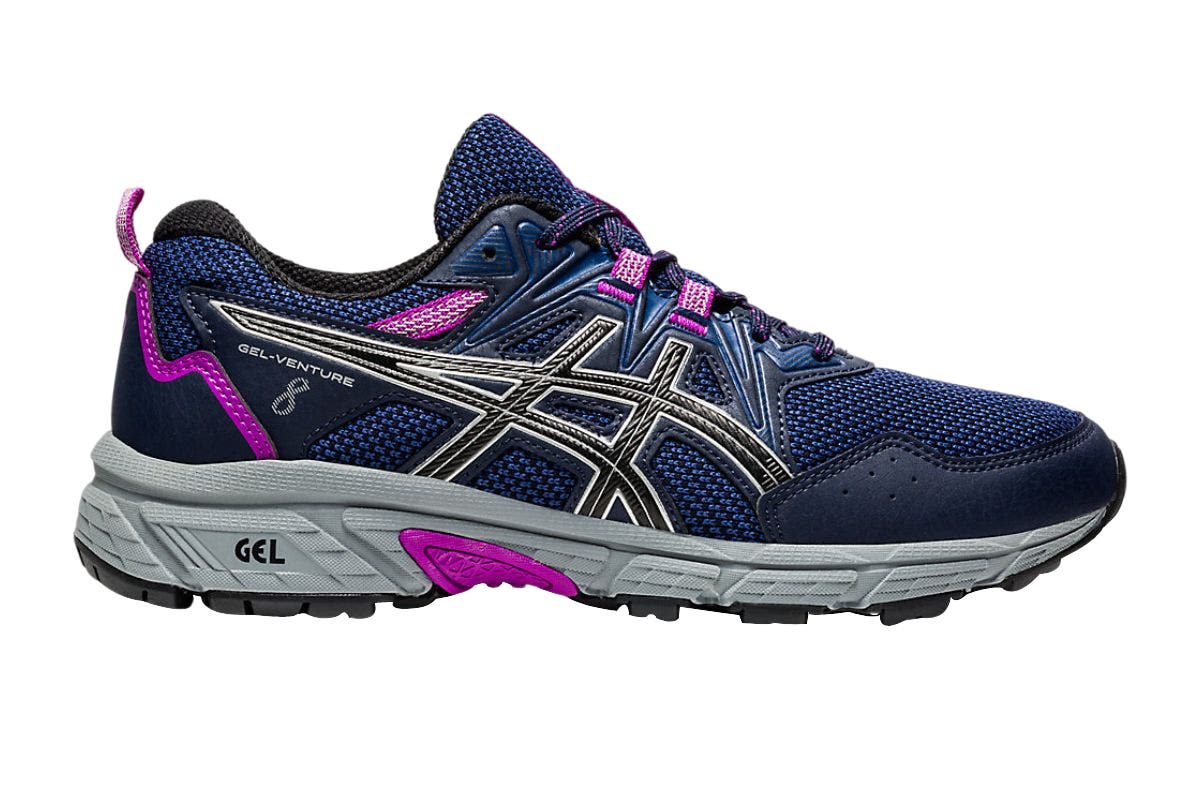 ASICS Women's Gel-Venture 8 Running Shoes (Midnight/Pure Silver) | Auzzi Store