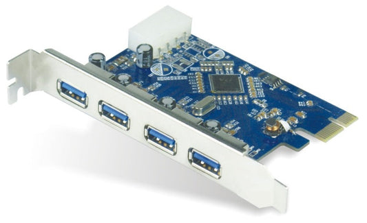 ASTROTEK 4x Ports USB 3.0 PCIe PCI Express Add-on Card Adapter 5Gbps Windows XP/7/8/10 Server 2008 & later Renesas 720201 Chipset USSUN-USB4300NS | Auzzi Store