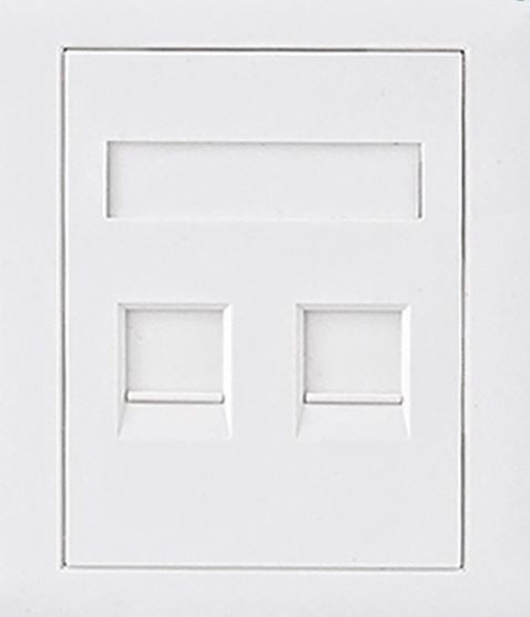 ASTROTEK CAT5e RJ45 Network Wall Face Plate 86x86mm 2 Port Socket Kit | Auzzi Store