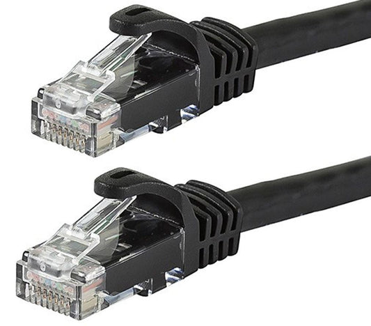 ASTROTEK CAT6 Cable 0.25m/25cm - Black Color Premium RJ45 Ethernet Network LAN UTP Patch Cord 26AWG | Auzzi Store