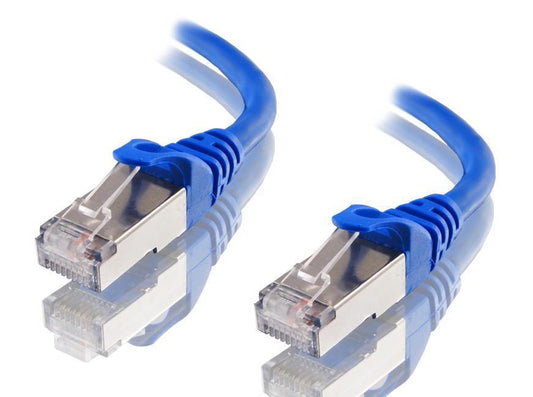 ASTROTEK CAT6A Shielded Ethernet Cable 50cm/0.5m Blue Color 10GbE RJ45 Network LAN Patch Lead S/FTP LSZH Cord 26AWG | Auzzi Store