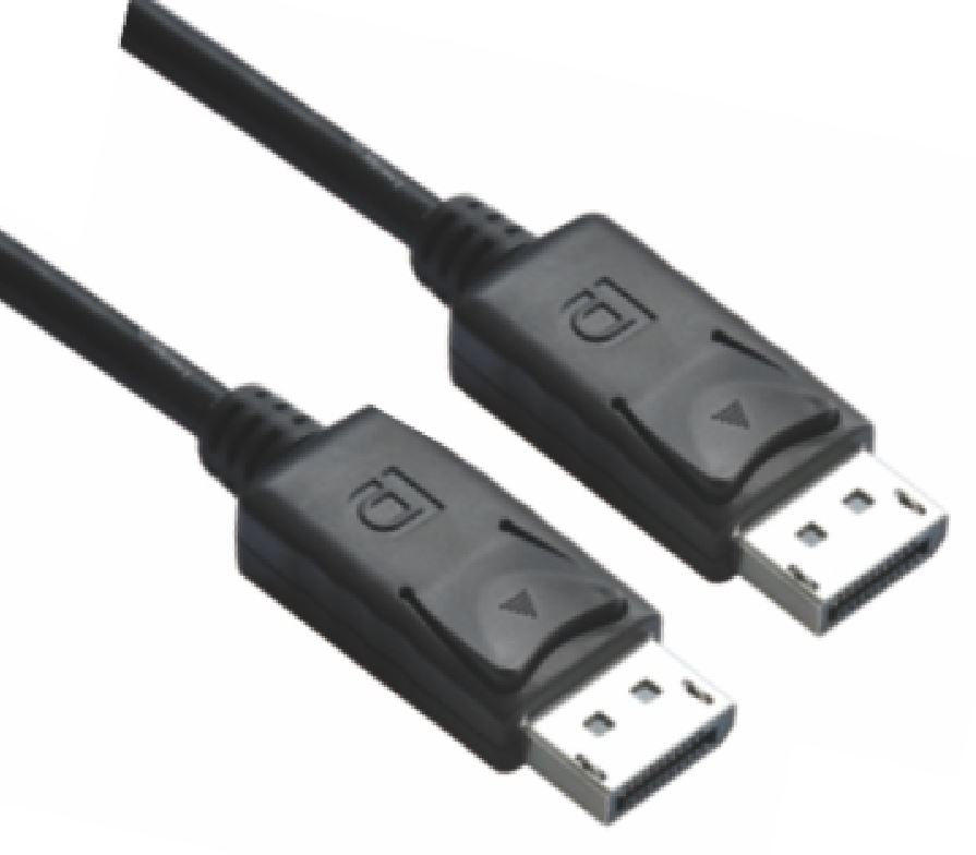 ASTROTEK DisplayPort DP Cable 3m - 20 pins Male to Male 1.2V 30AWG Gold Plated Assembly type Black PVC Jacket RoHS CBDPMM3 | Auzzi Store