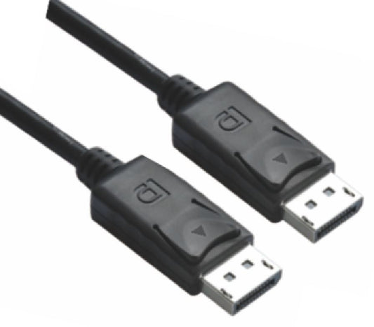 ASTROTEK DisplayPort DP Cable 3m - 20 pins Male to Male 1.2V 30AWG Gold Plated Assembly type Black PVC Jacket RoHS CBDPMM3 | Auzzi Store